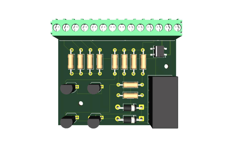 5.3 Uni - Relaismodul für Lichtschranken, Taster, Reed, Schaltgleise etc.