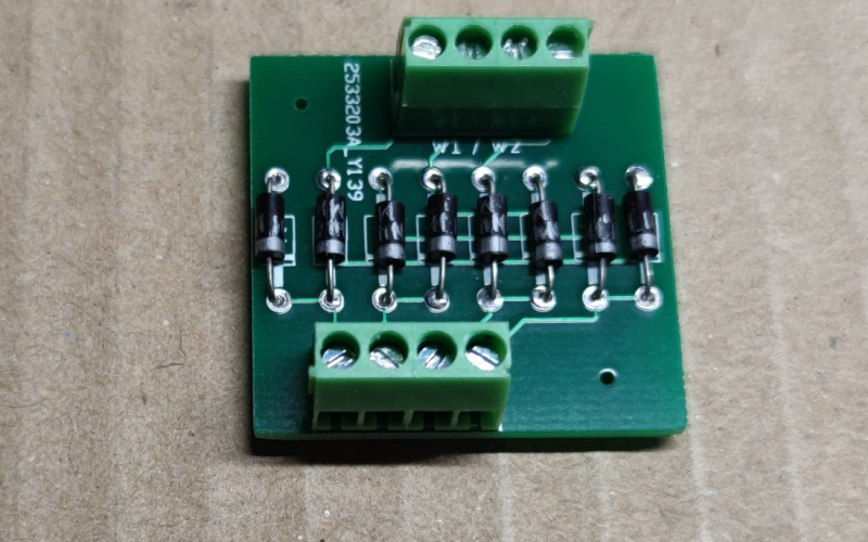 1.5.2 Dioden-Schaltmatrix für Doppelkreuzungsweichen