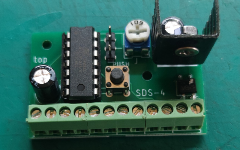 1.3.2 Steuermodul für den Servo einer Segment - Drehscheibe mit 4 Abgänge
