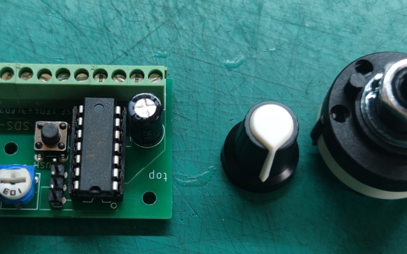1.3.3 Steuermodul für den Servo einer Segment - Drehscheibe, 4 Abgänge m. Drehschalter