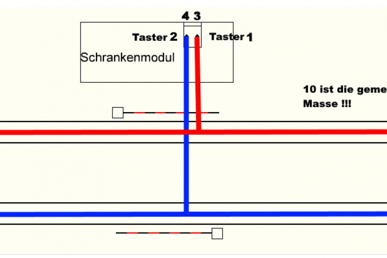 4.2.1 Servo Steuerung für einen 4-spurigen Bahnübergang mit Wechselblinkern, Straßenbeleuchtung, programmierbar
